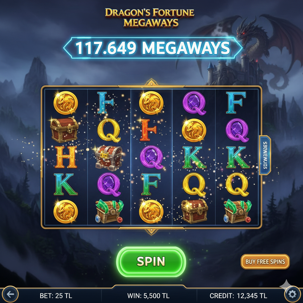 Slotumbu Megaways slotları ile 117.649 kazanma yolu.