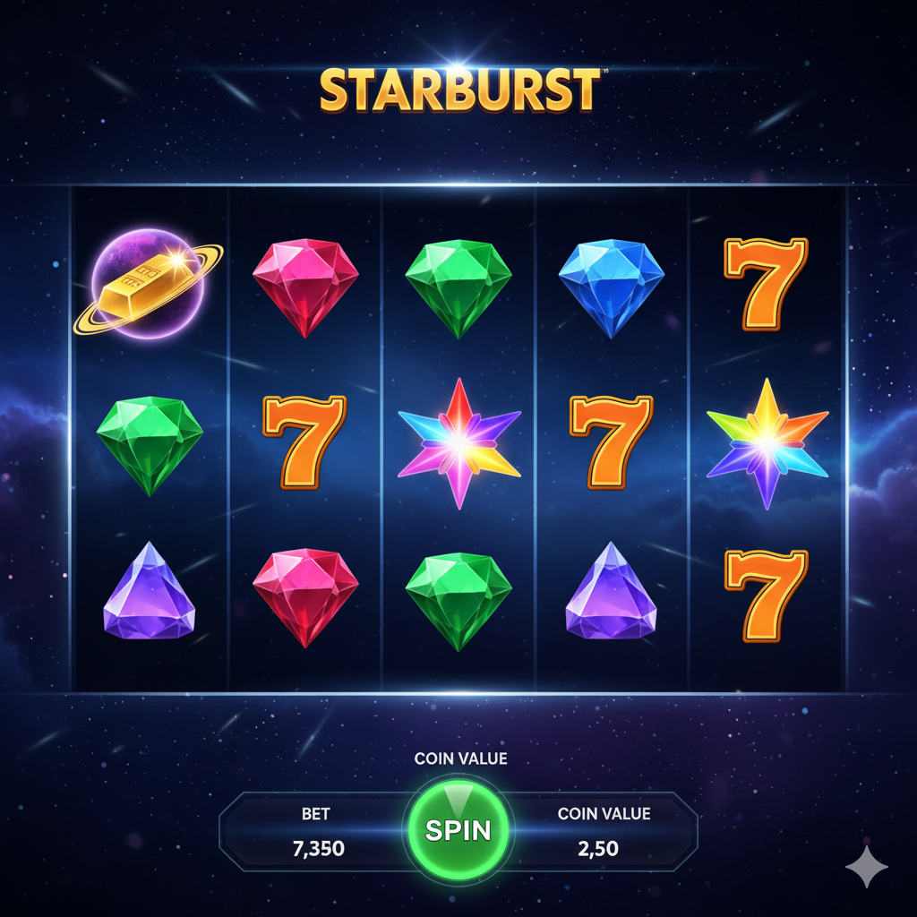 Slotumbu Starburst ile kozmik macera