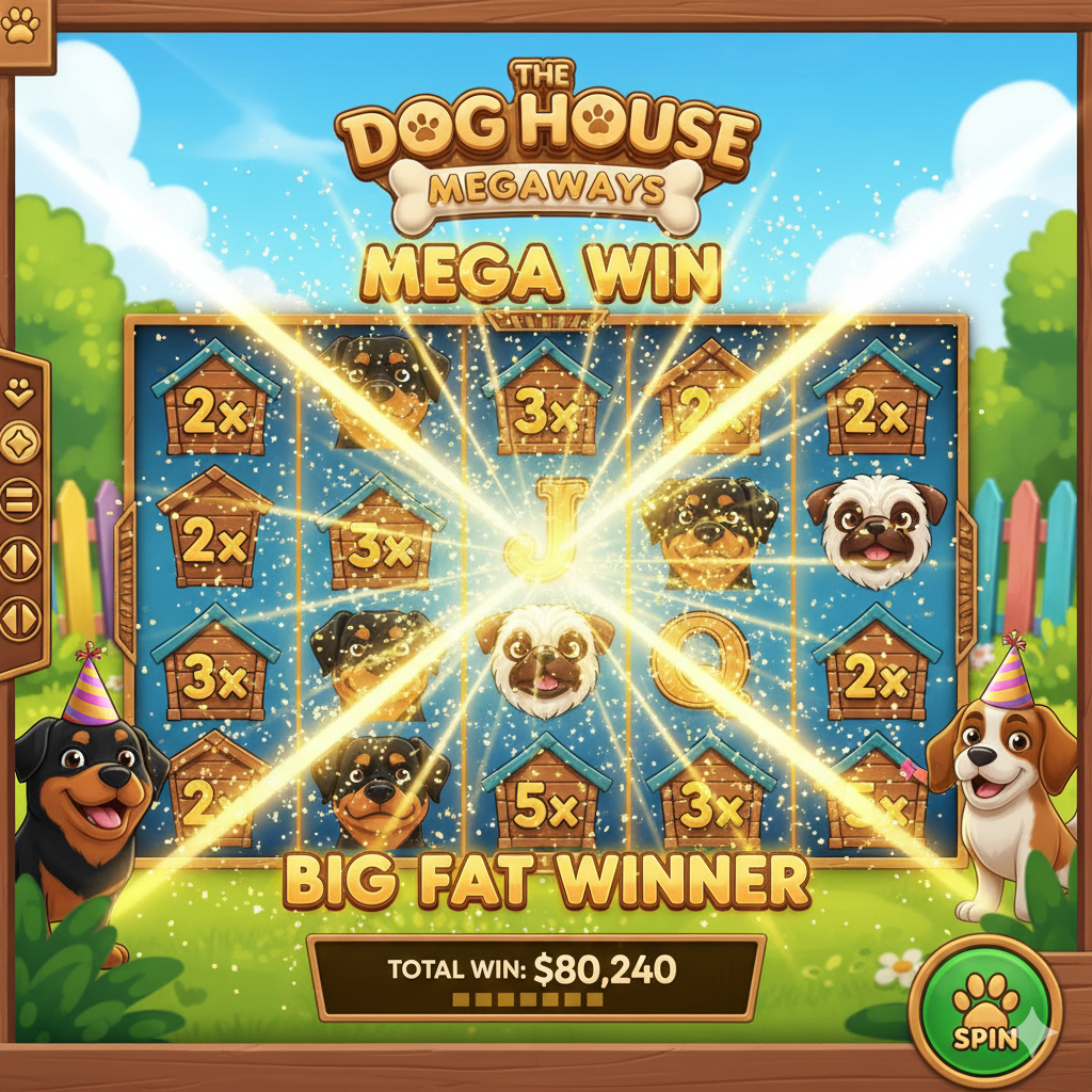 Slotumbu The Dog House Megaways ile rekor kazanç.